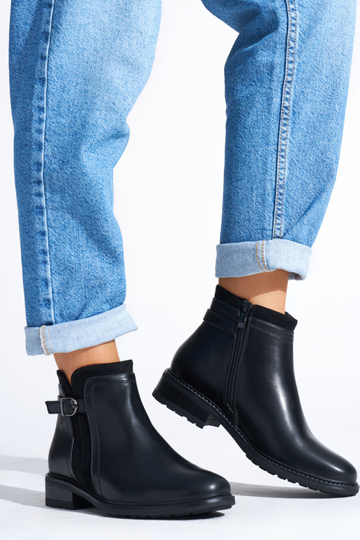 scarpe da donna nere con tacco basso