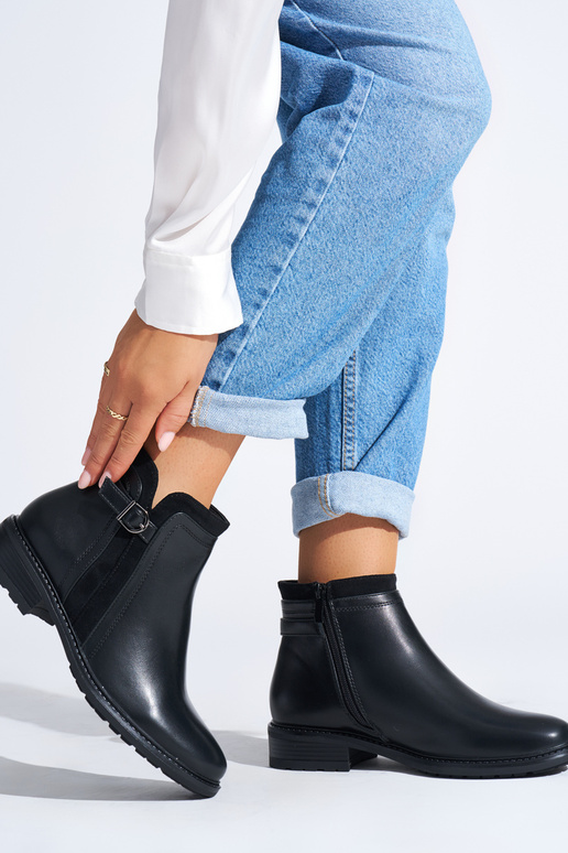 scarpe da donna nere con tacco basso