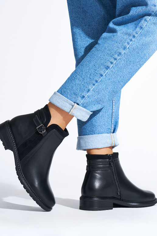 scarpe da donna nere con tacco basso