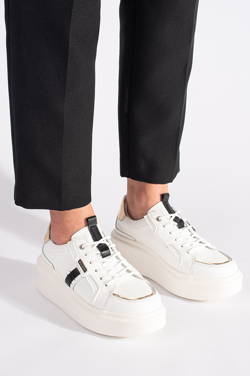 Scarpe modello Sneakers in pelle...