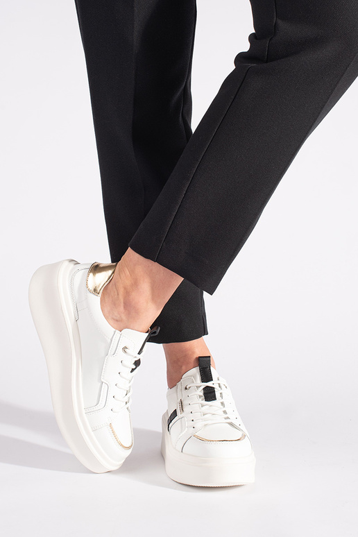 Scarpe modello Sneakers in pelle...