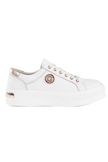 Colore bianco pelle Scarpe...