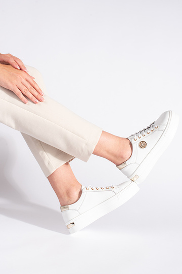 Colore bianco pelle Scarpe... 2