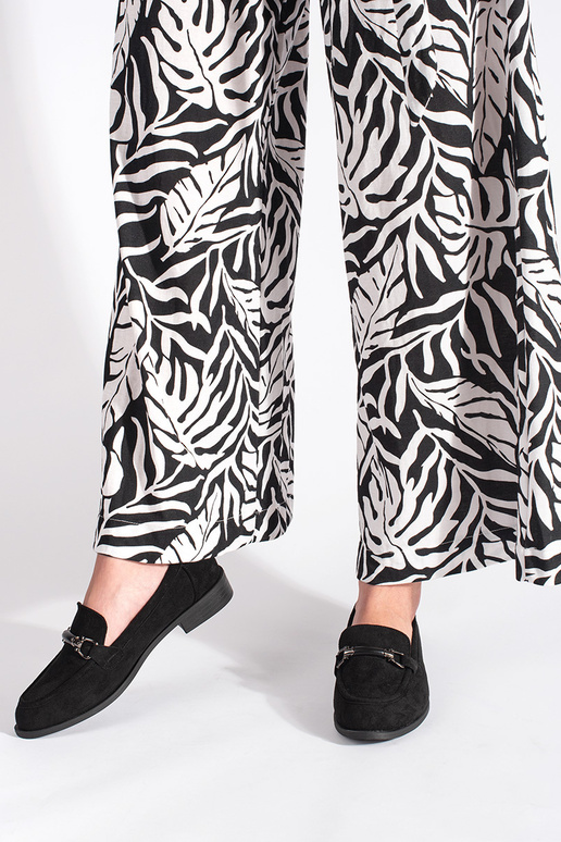 Mocassini classici in camoscio nero