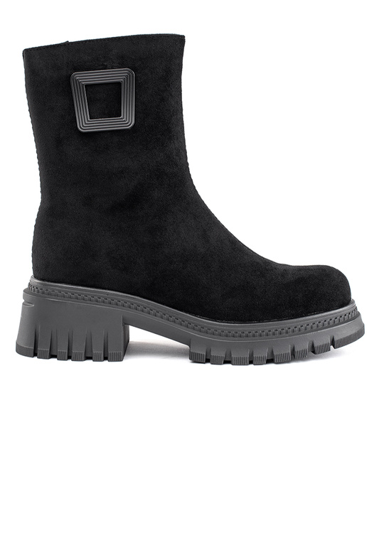 scarpe da donna nere su suola spessa