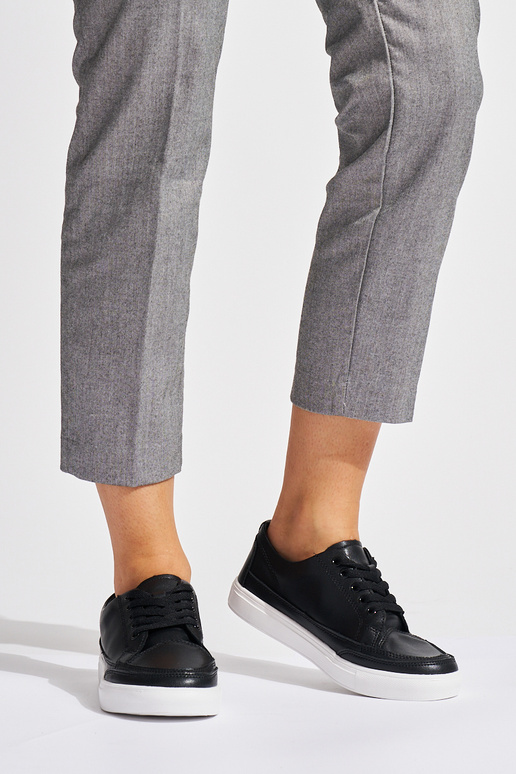 Scarpe da donna in pelle nera Sergio...