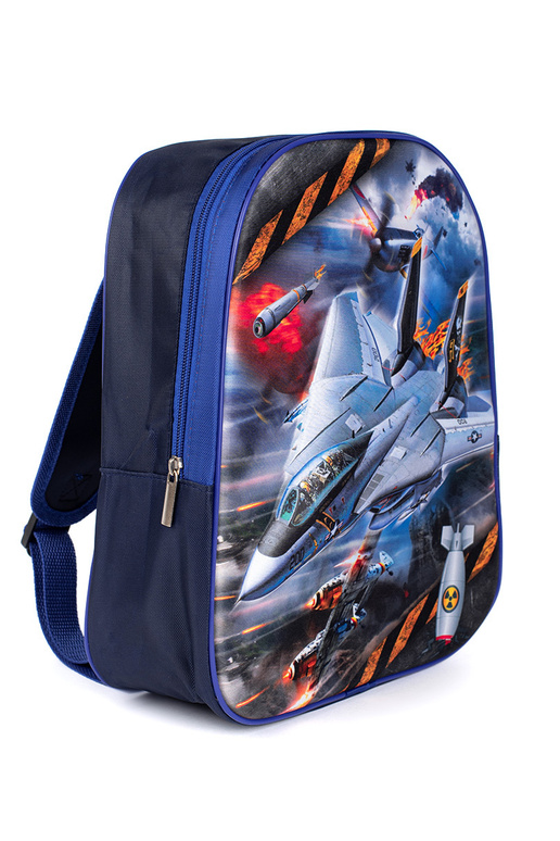 zaino blu da ragazzo ze statkiem...