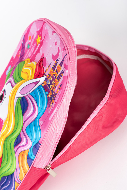 zaino rosa per una ragazza z jednorożcem