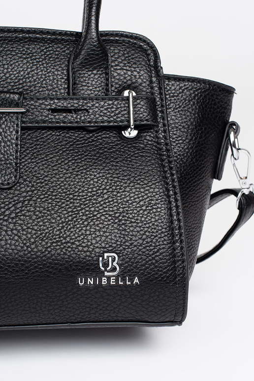 nero borsa elegante ze argentomi...