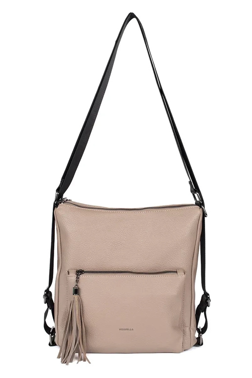 zaino da donna tipo borsa avorio con...