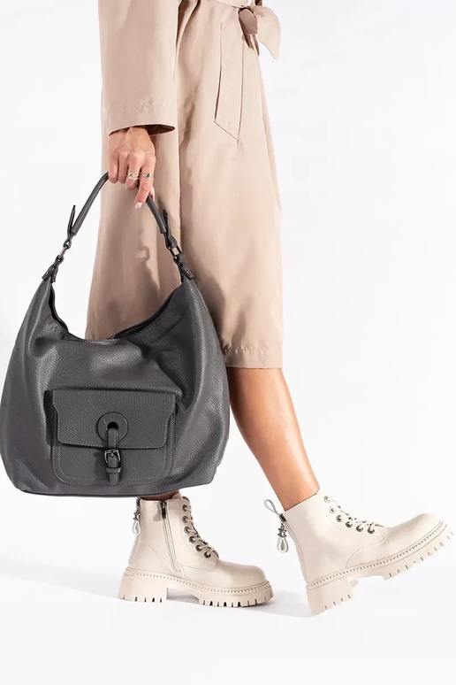 Pelle beige legato Scarpe da donna