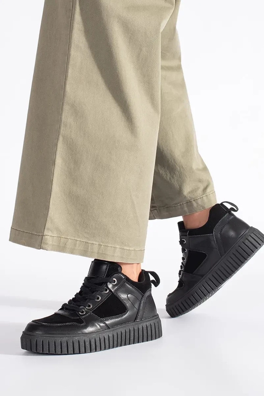 colore nero Alto Scarpe da donna