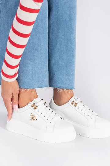 Pelle Colore bianco Scarpe... 2