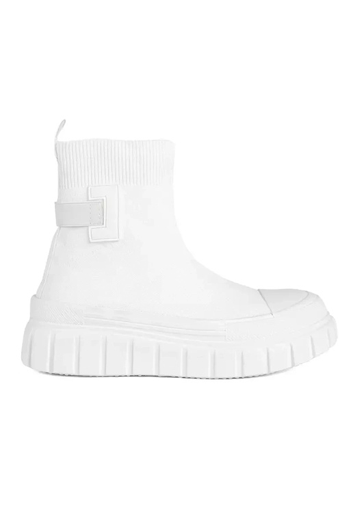 Colore bianco Alto scarpe con una...