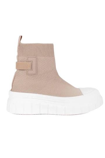 beige Alto scarpe con una...