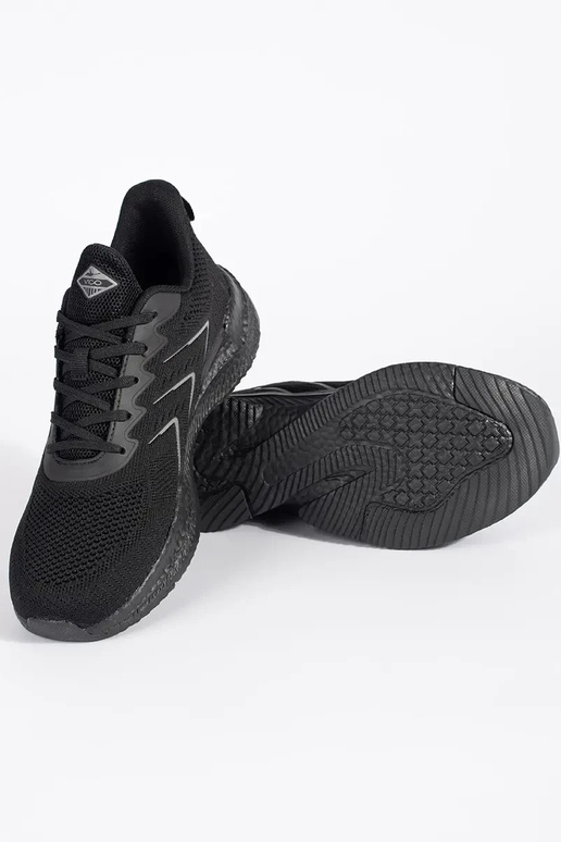 Scarpe da ginnastica nere con lacci