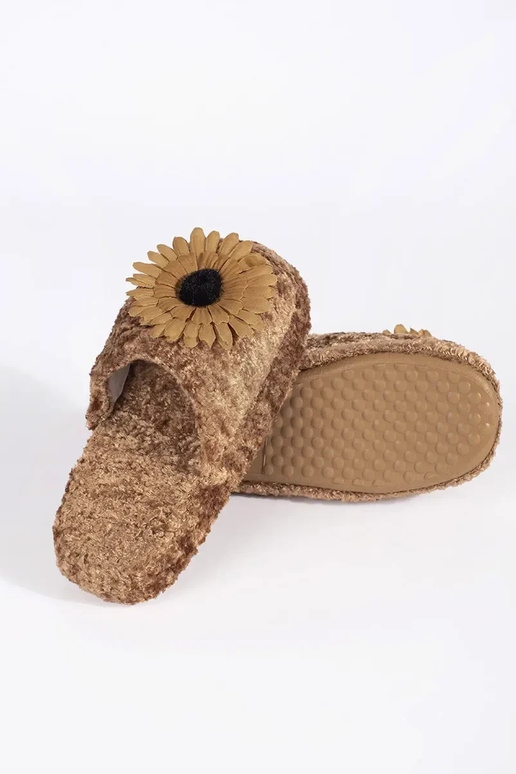 Pantofole per bambini in marrone con...