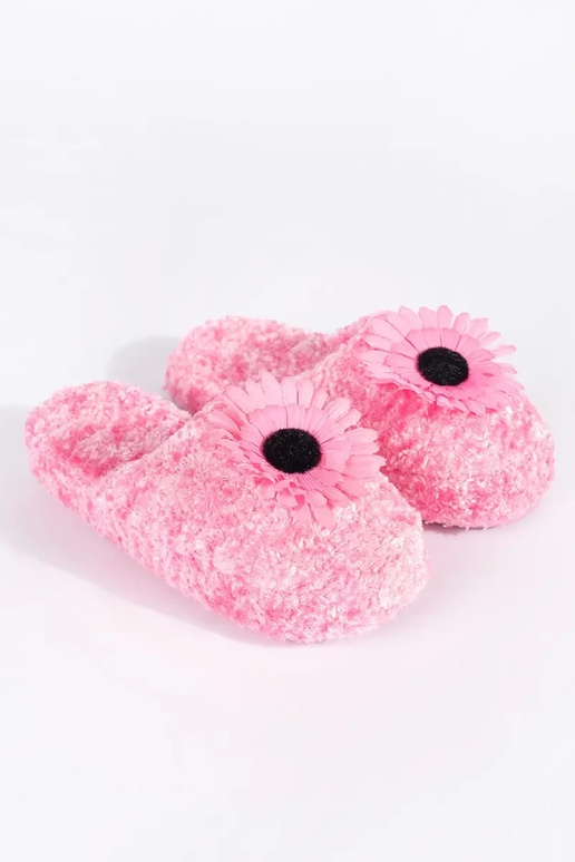 Pantofole rosa per bambini con fiori...