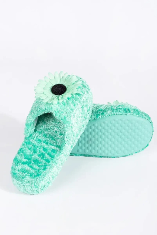 Pantofole per bambini in verde con...