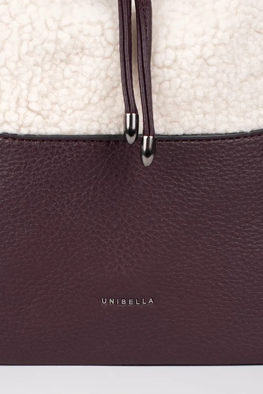 Borsa elegante marrone scuro con...