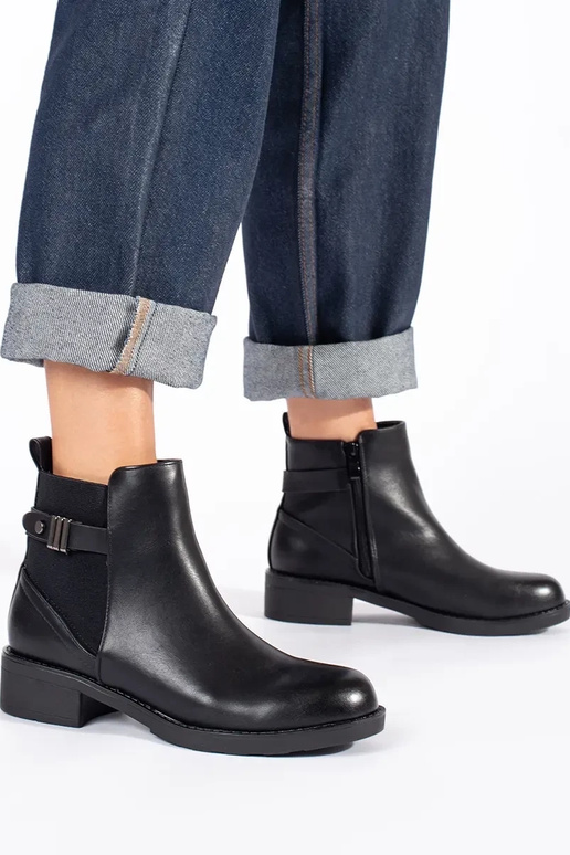 nero Scarpe da donna con tacco basso