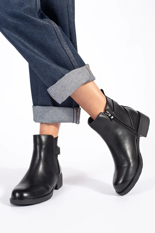 nero Scarpe da donna con tacco basso