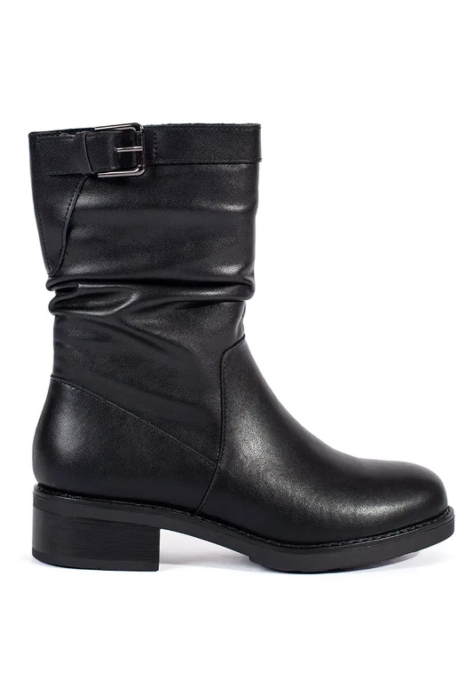 scarpe da donna isolanti in pelle nera