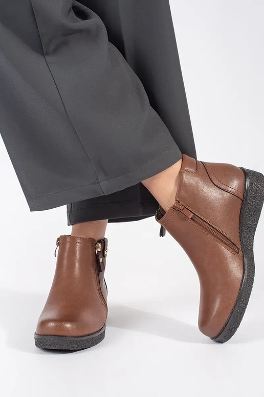 Scarpe comode in pelle marrone Sergio...