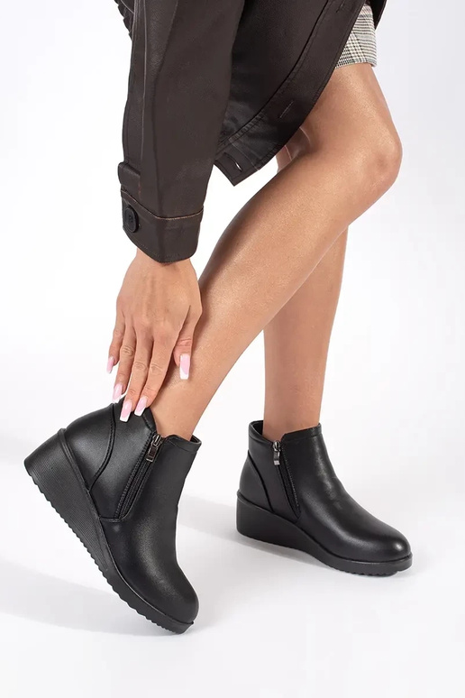 Scarpe corte con plateau da donna in...