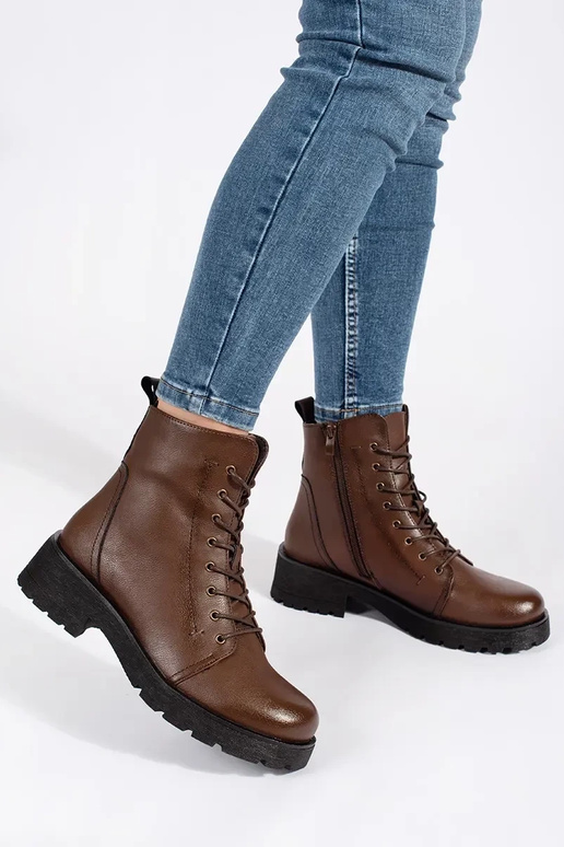 Pelle buiocolore marrone scarpe su... Pelle buiocolore marrone scarpe su...