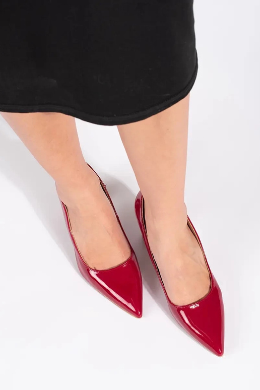 Stile elegante laccato Rosso tacchi... Stile elegante laccato Rosso tacchi...