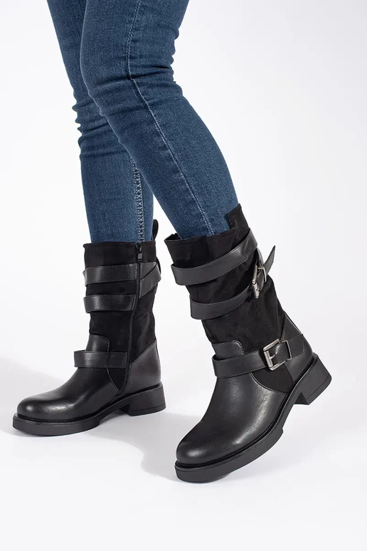 colore nero Scarpe da donna su un...