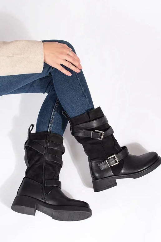 colore nero Scarpe da donna su un...