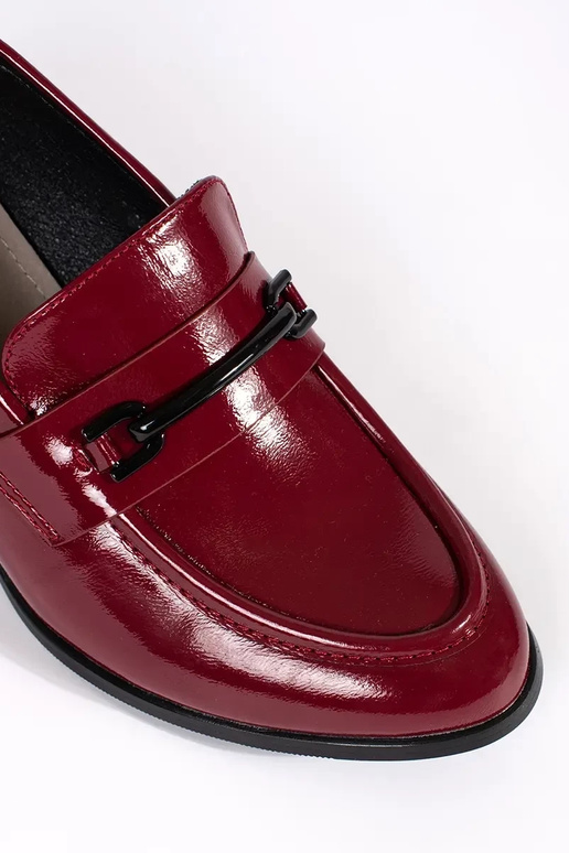 Borgogna mezze scarpe mocassini da...