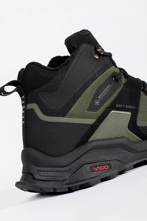 Scarpe da uomo zielono-colore nero Scarpe da uomo zielono-colore nero