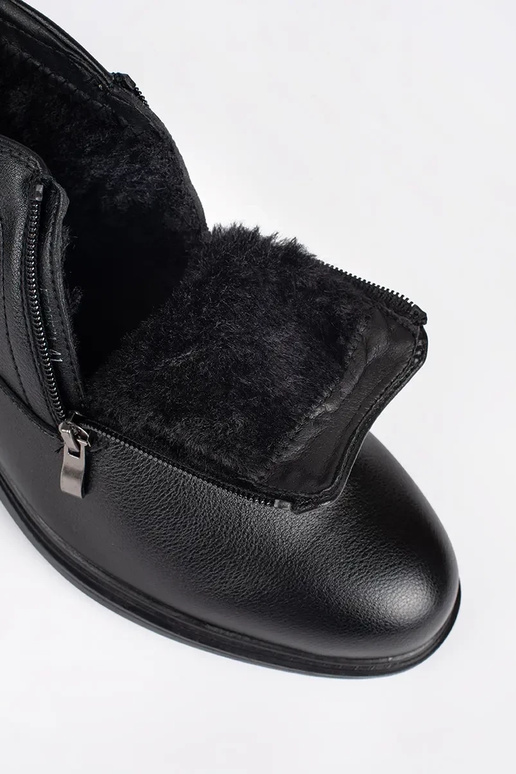 colore nero inverno scarpe uomini...