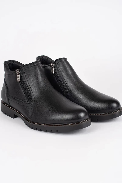 colore nero inverno scarpe uomini...