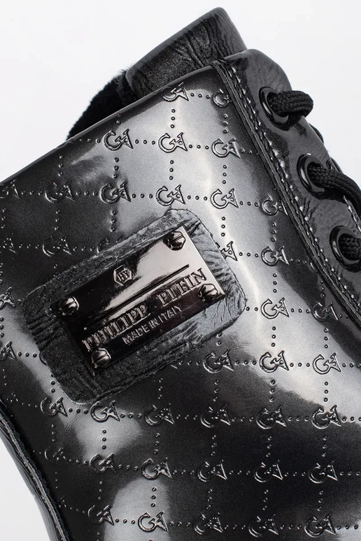 colore nero laccato Femminile scarpe...