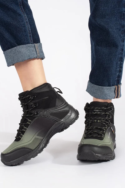 Nero e-colore verde Scarpe da trekking Nero e-colore verde Scarpe da trekking