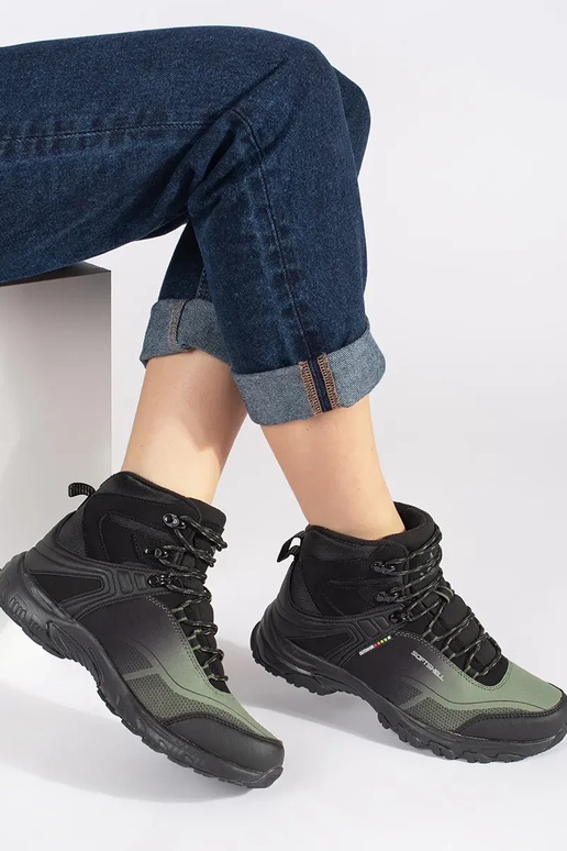 Nero e-colore verde Scarpe da trekking Nero e-colore verde Scarpe da trekking