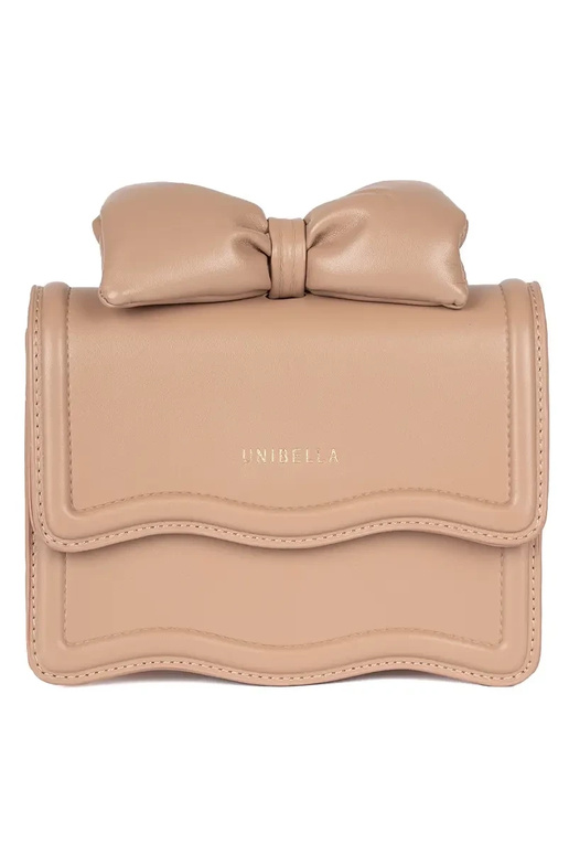 Piccolo beige borsa elegante con un...
