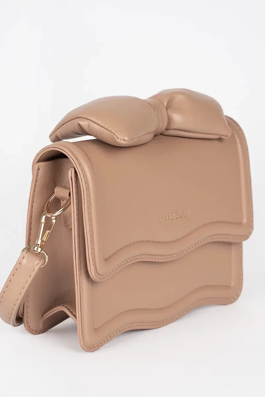 Piccolo beige borsa elegante con un...