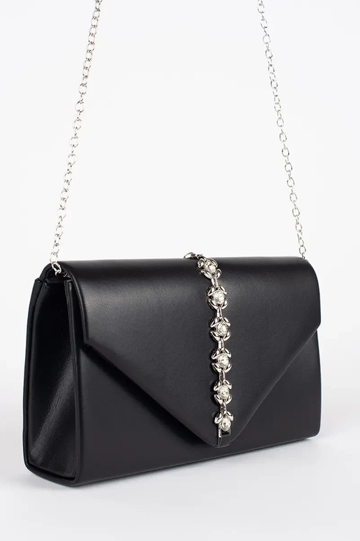 nero borsetta pochette decorato con...