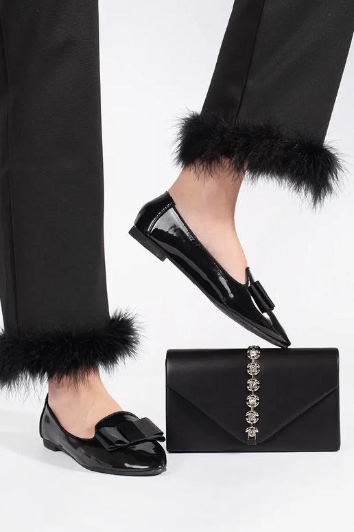 nero borsetta pochette decorato con...