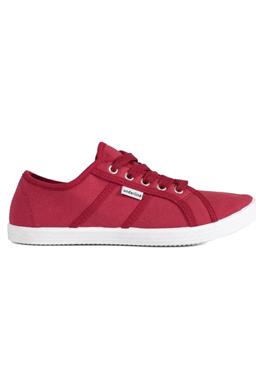 Scarpe basse rosse da donna