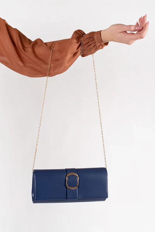 Piccola borsa elegante blu scuro con...