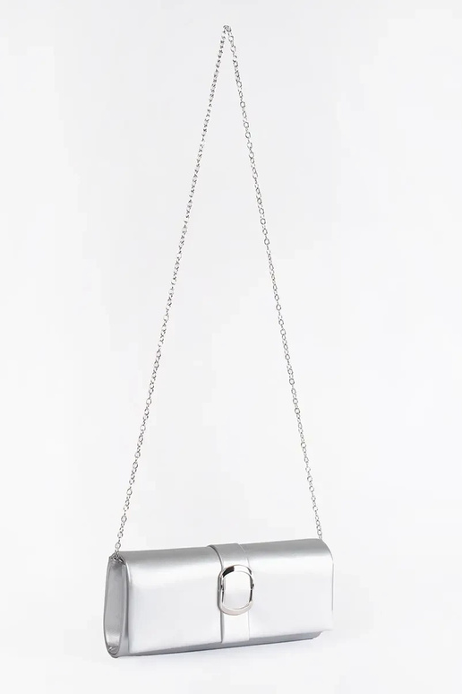 Piccola borsa elegante argento con...