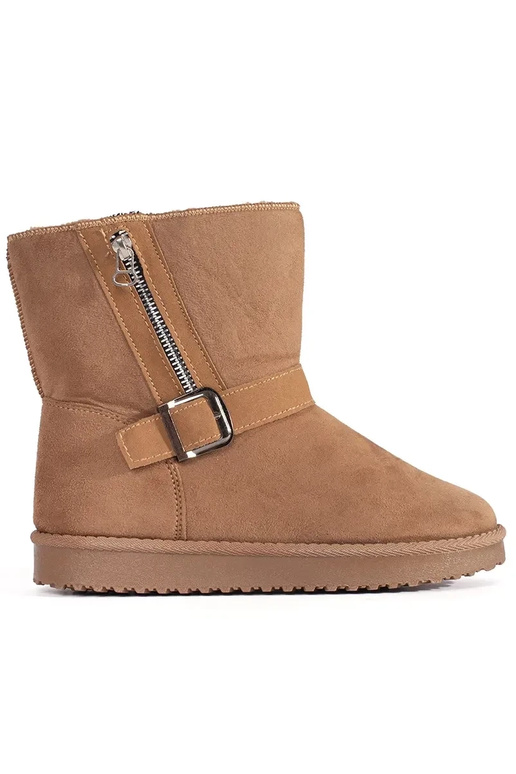 Stivali da neve color sabbia da donna...