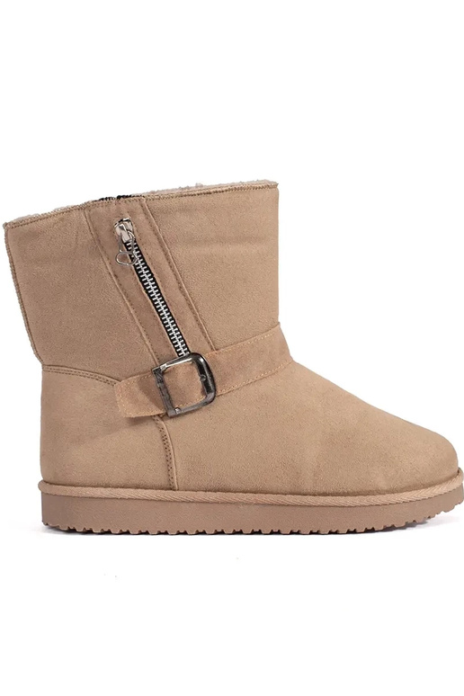 Stivali da neve color avorio da donna...