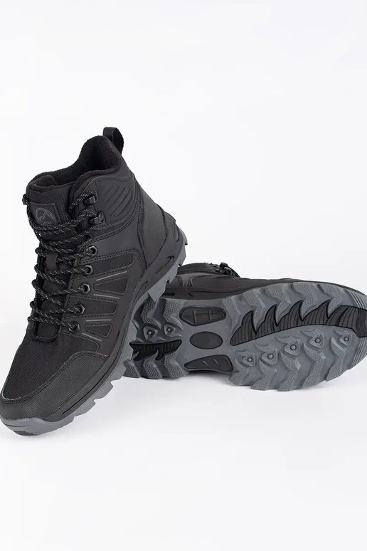 Stivali da trekking alti neri da uomo